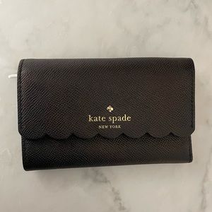 Kate Spade Black Scallop Wallet